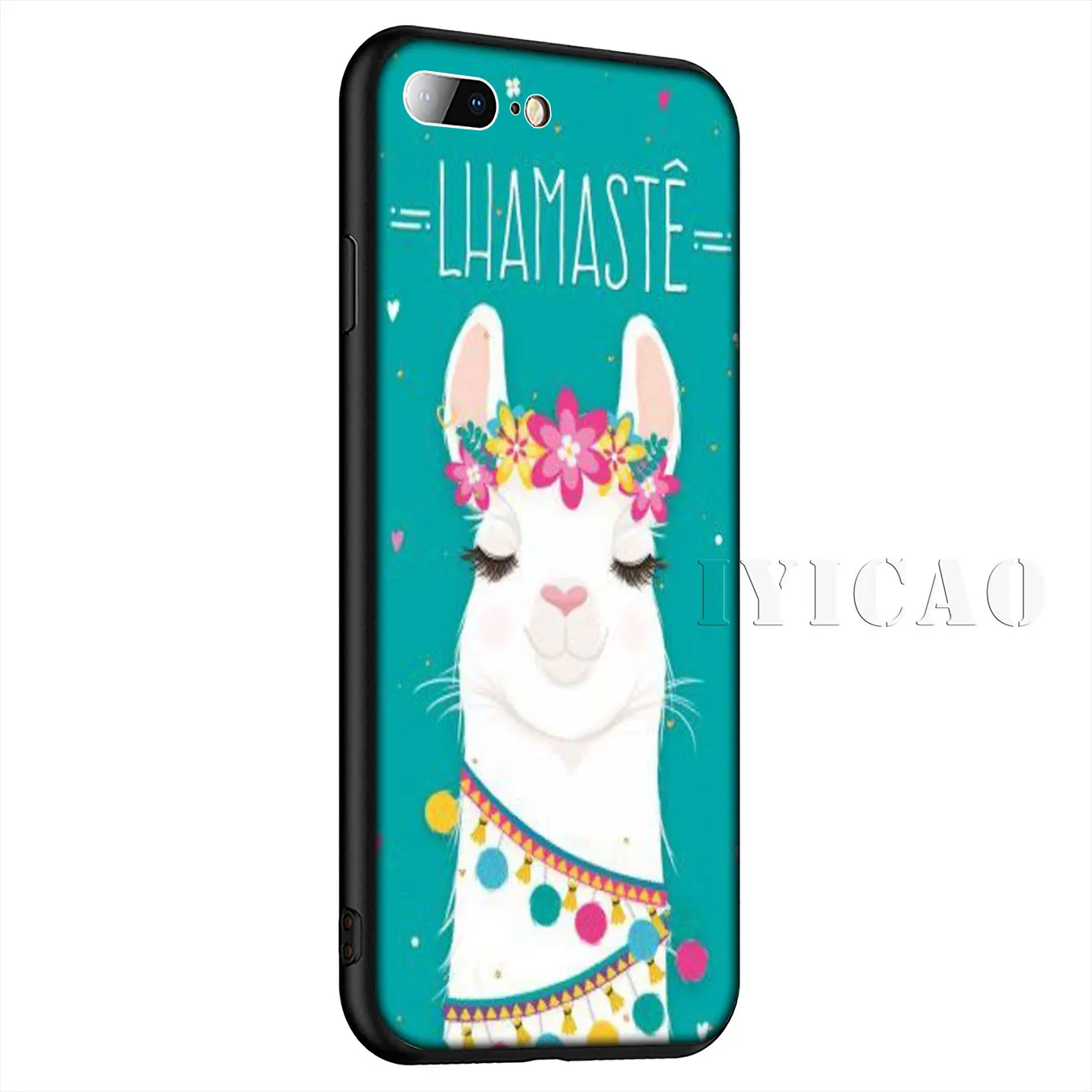 Мягкий силиконовый чехол с ламой альпаками для iPhone 11 Pro Max XR X XS 8 7 6 6S Plus 5|Бамперы| |