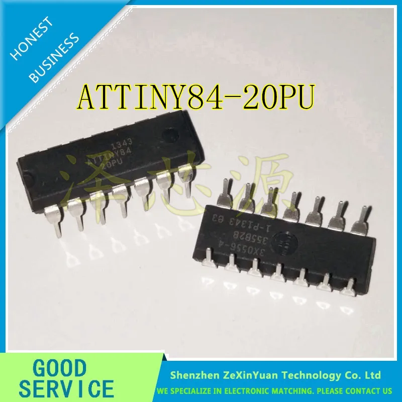 5 шт./лот ATTINY84 20PU MCU 8BIT 8KB флэш 14 DIP IC|flash ic|flash flashic flash |