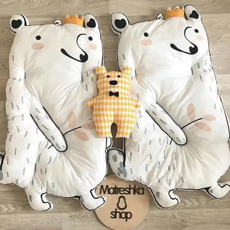 Детский игровой коврик женские зимние домашние тапочки с милыми кроличьими