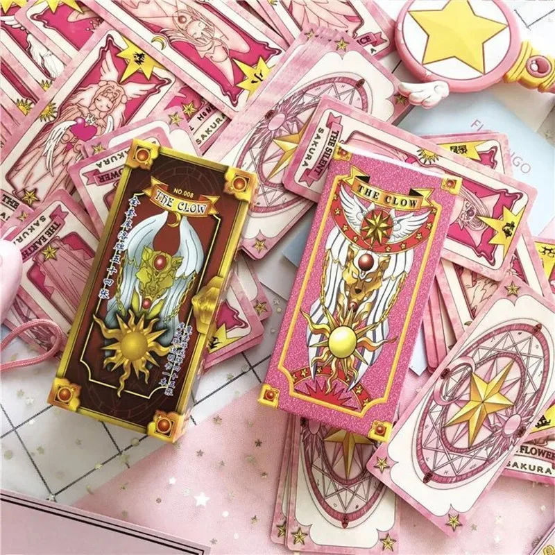 

1 set Anime Cardcaptor Sakura Clow Card cosplay prop KINOMOTO SAKURA Card captor Sakura Cards Tarot