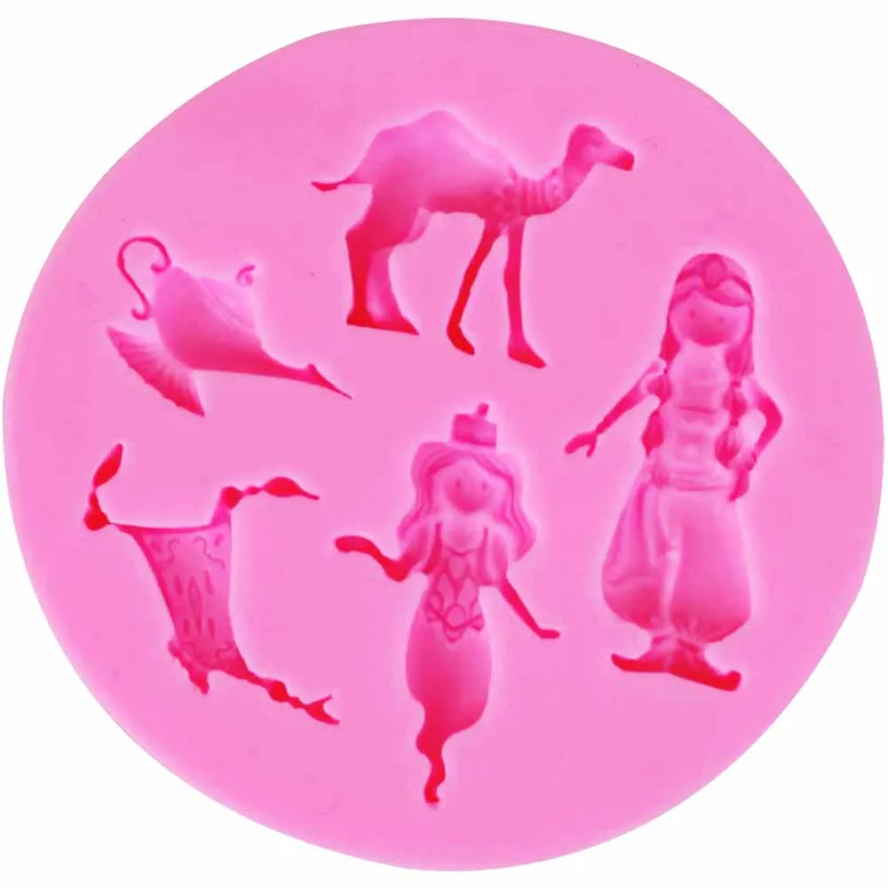 10 шт./компл. ковер принцесса девушка чайник в форме верблюда силиконовая форма