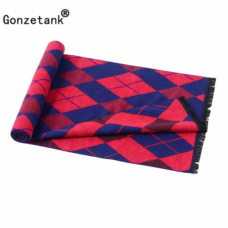 Gonzetank Элитный БРЕНД Новинка 2017 года мужские Зимний отдых Бизнес большой ромб