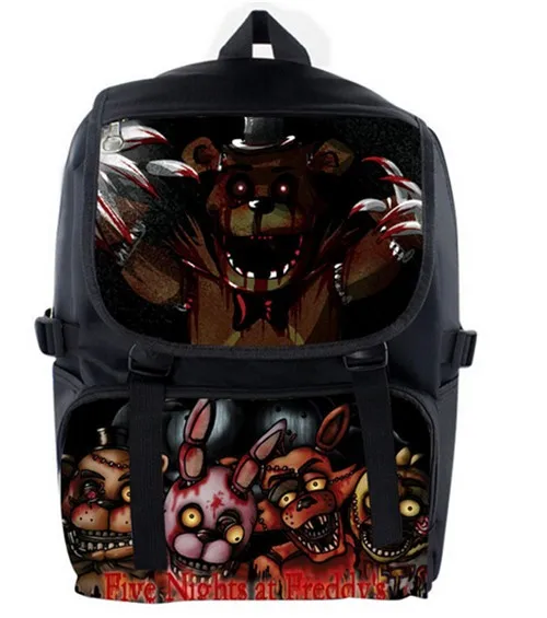 Пять Ночей В фредди Фредди Рюкзак Чика Foxy Бонни FNAF Плечо 44x15x33 cm Модный Путешествовать Спорт Уличный Кемпинг