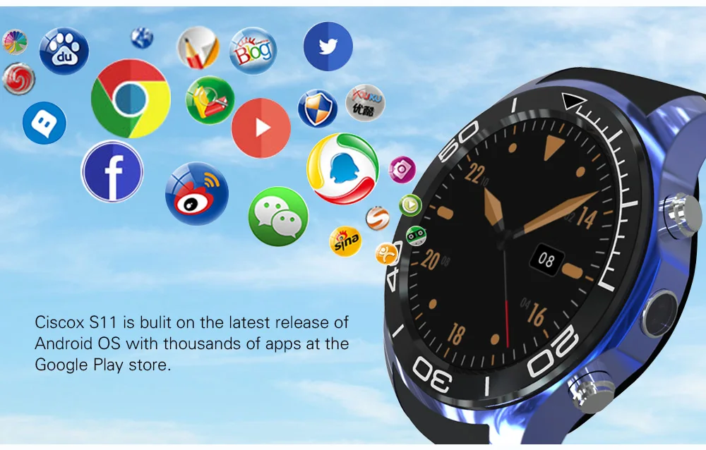 Smartch 3G S1 смарт часы телефон 521 МБ + 4 г Bluetooth4.0 Android 5.1 SmartWatch с Wi Fi GPS карт Google