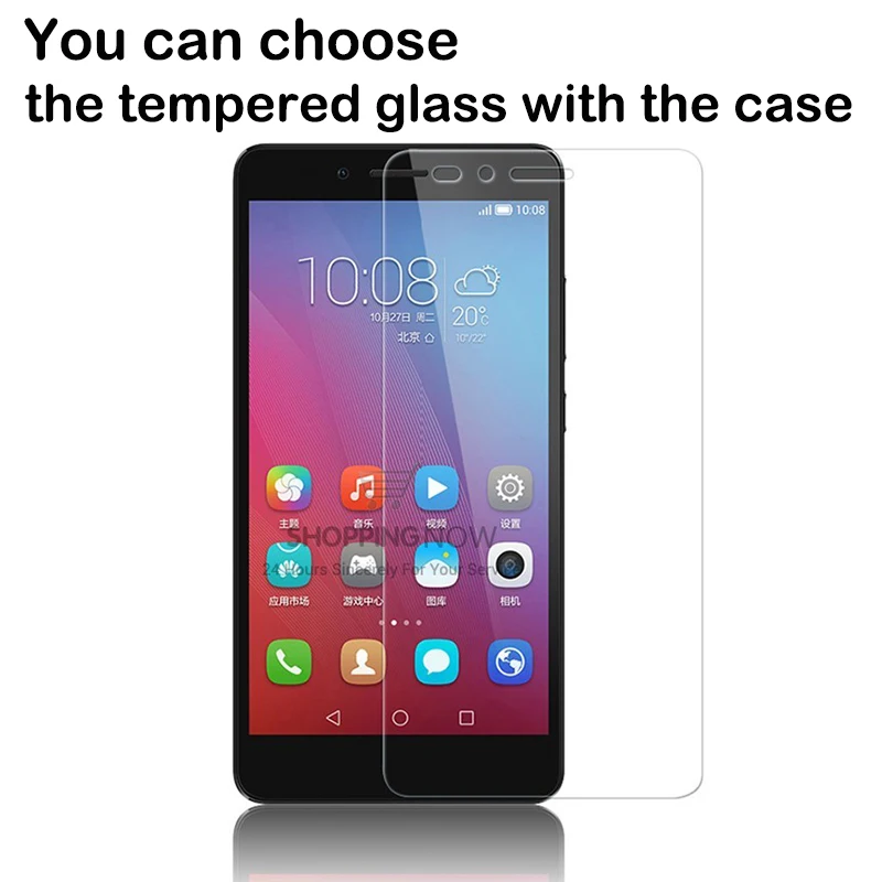 Luxury 3 in 1 Phone Case For Huawei Honor 5X 360 Degree Protect Hard Back Cover Ultra Thin Slim 5 X Women | Мобильные телефоны и