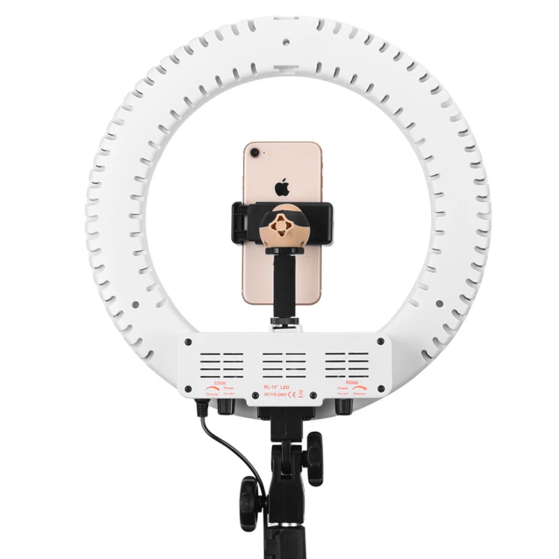 LED light 20W 13inch phone and led camera studio with tripod makeup photographic selfie circle ring for Video | Электроника