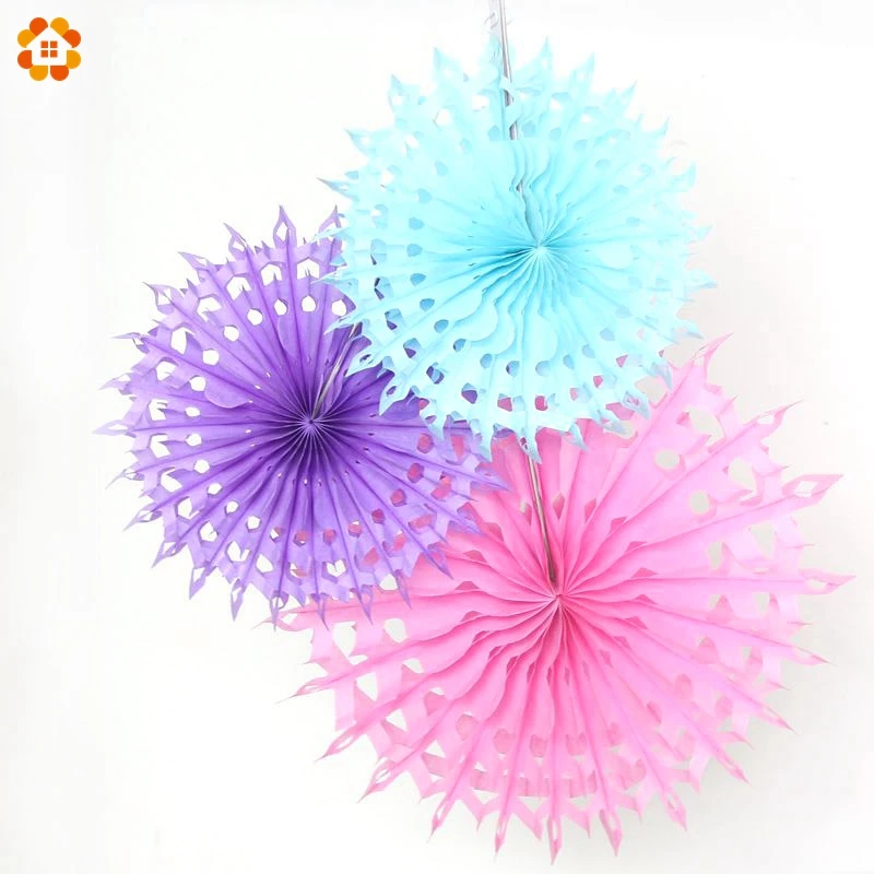 5 шт./лот 12 ''(30 см) полые салфетки подвесные бумажные вентиляторы для дома сада