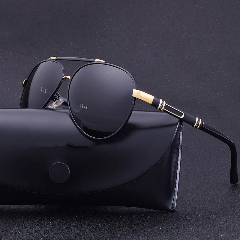 Новинка 2019 высококачественные поляризационные солнцезащитные очки Мужская