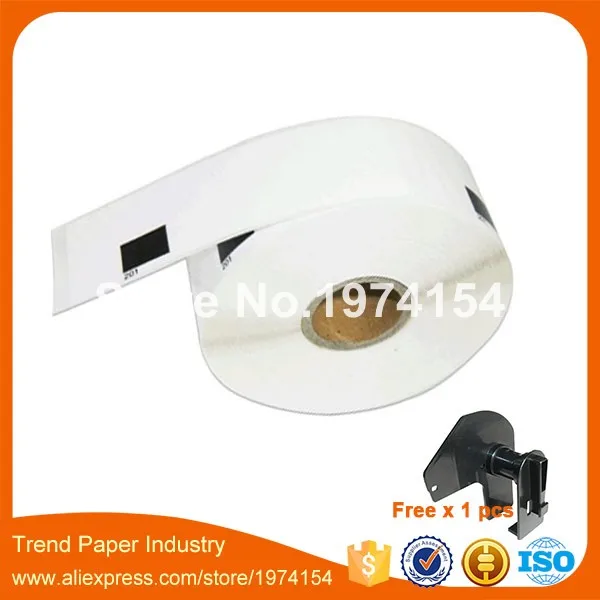 2 рулона для заправки этикеток совместимых с фотографиями 29 мм * 90 высечка