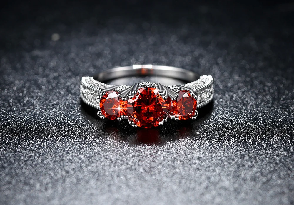 Оптовая продажа посеребренные Свадебные Кольца для женщин Anillos Anel ювелирные