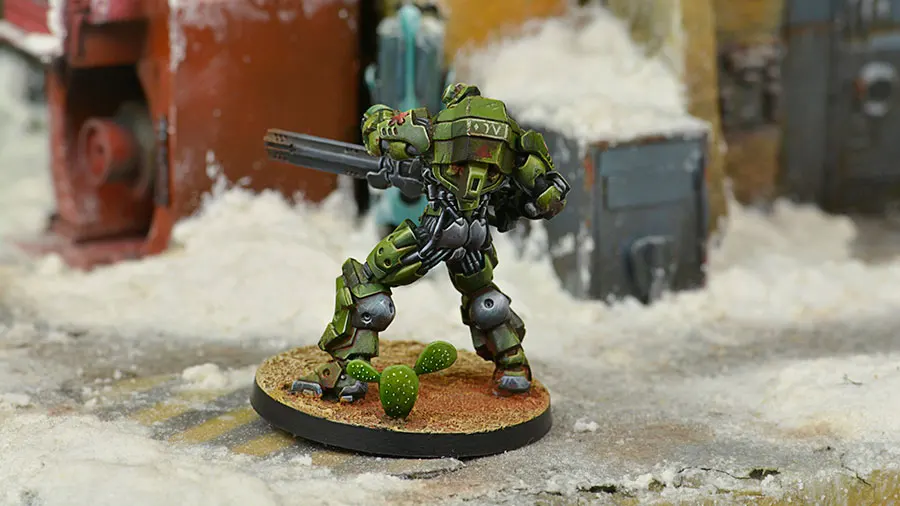 [Loong Way Miniatures] Corvus Belli Infinity 0523 специальная группа сдерживания AZRA IL 32 мм