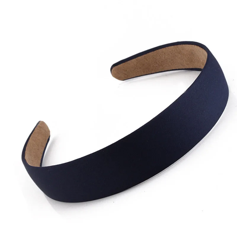 2017 модная простая повязка на голову для девочек атласная лента волос женские