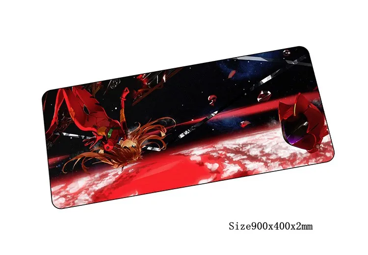 size900x400x2mm Коврик для мыши evangelion с закрытыми краями, коврик для мыши, коврик для компьютерной мыши 90x40 см, игровой коврик для мыши, геймерская клавиатура, Мышка для ноутбука, коврики - Цвет: size900x400x2mm