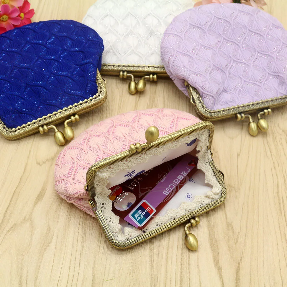 2021 Модные женские маленькие кошельки Ретро кошелек на застежке клатч винтажный