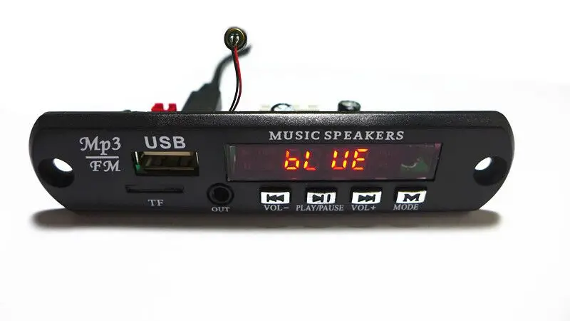 Smart Electronics 4.2Bluetooth MP3Decoder Board 12V Wireless Audio Module for Car headphone playback Bluetooth hands-free call |