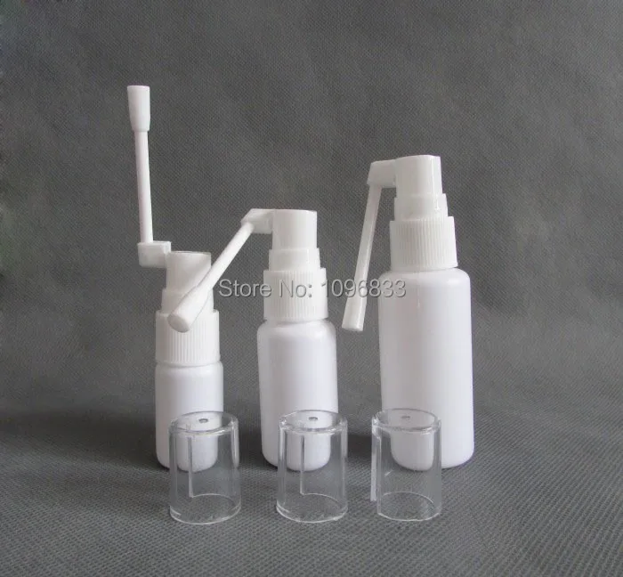 50ml Nasal Oral Spray Bottle 360 degree Rotating Elephant Trunk, 50CC White Plastic Spray Bottle, 100PCS/Lot