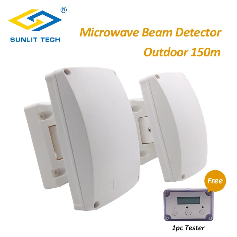 

MCB-150 Intrusion Detector Waterproof Outdoor Perimeter Alarm Sensor Wired Dual Microwave Infrared Beam Motion Sensor