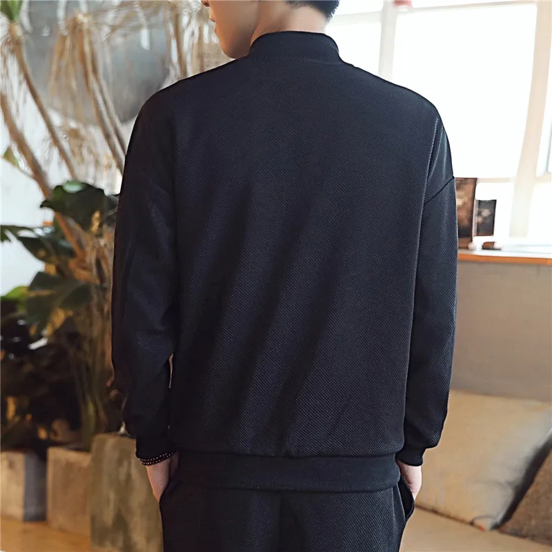 Демисезонная мужская верхняя одежда с воротником-стойкой куртка и пальто