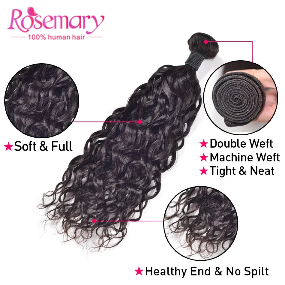 7А Необработанные Девственные Волосы Перуанский Естественная Волна 4 Связки