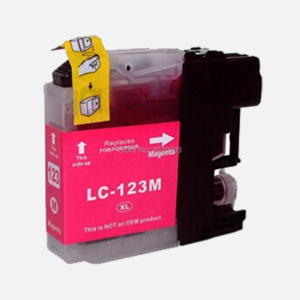 4 шт. картриджи для принтера Brother LC123 mfc J4510DW MFC J4610DW LC 123 J4410DW J4710DW чернила|ink cartridge|lc