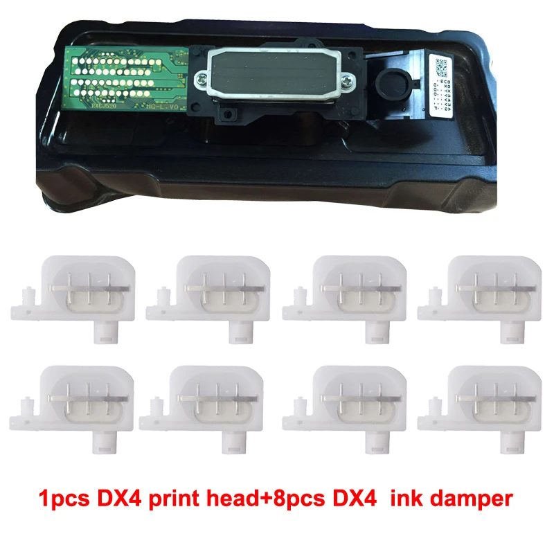 Оригинальная печатающая головка Eco Solvent DX4 для Epson Mutoh Roland Mimaki JV2 JV4 JV3 + чернильный