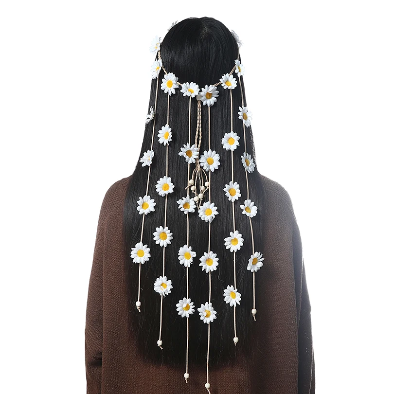 Праздничные повязки на голову с подсолнечником повязка в стиле бохо