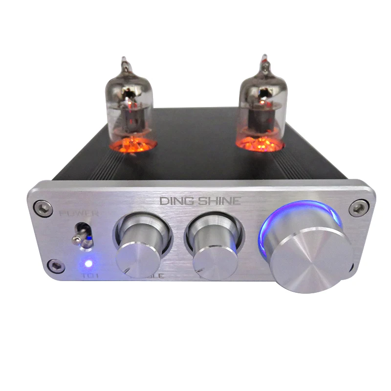 T01 12V 1A HiFi ламповый усилитель преамп 6J1 плата с двухканальным тройным басом NE5532