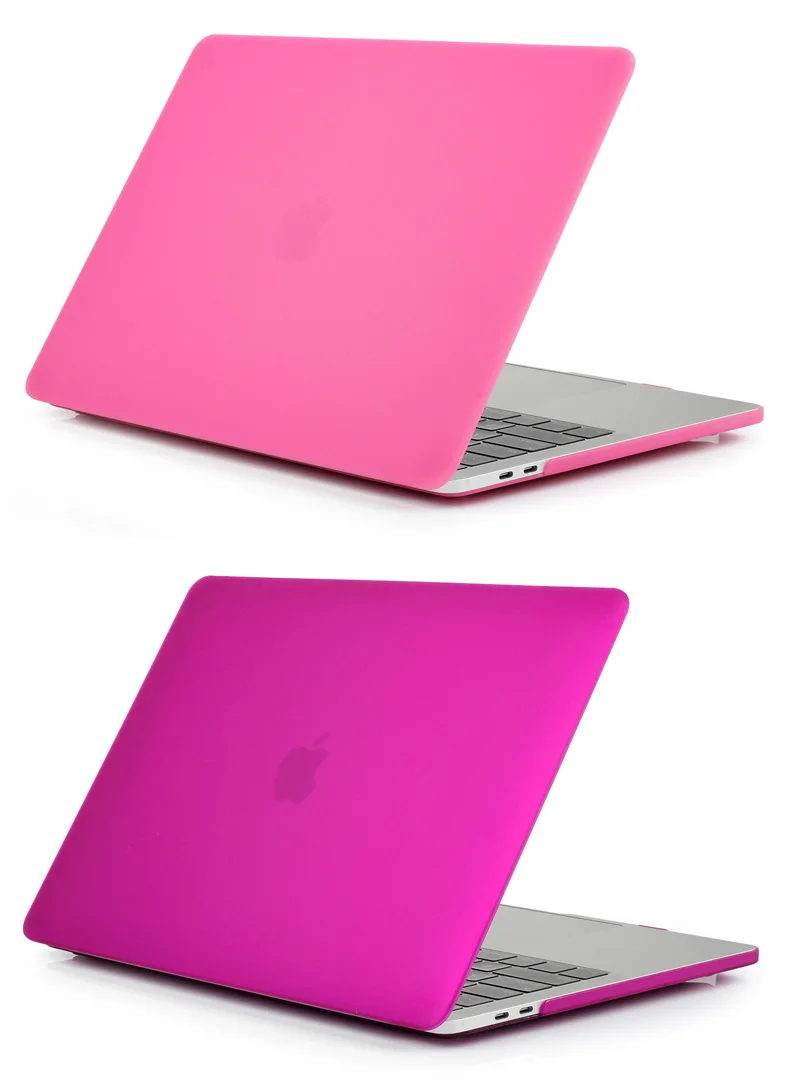 Матовая твердая прорезиненная чехол+ крышка клавиатуры для Macbook Pro 13 15 Pro retina 12 13 15 Air 11 13 A2159 A1989 A1990 A1706 сумка для ноутбука