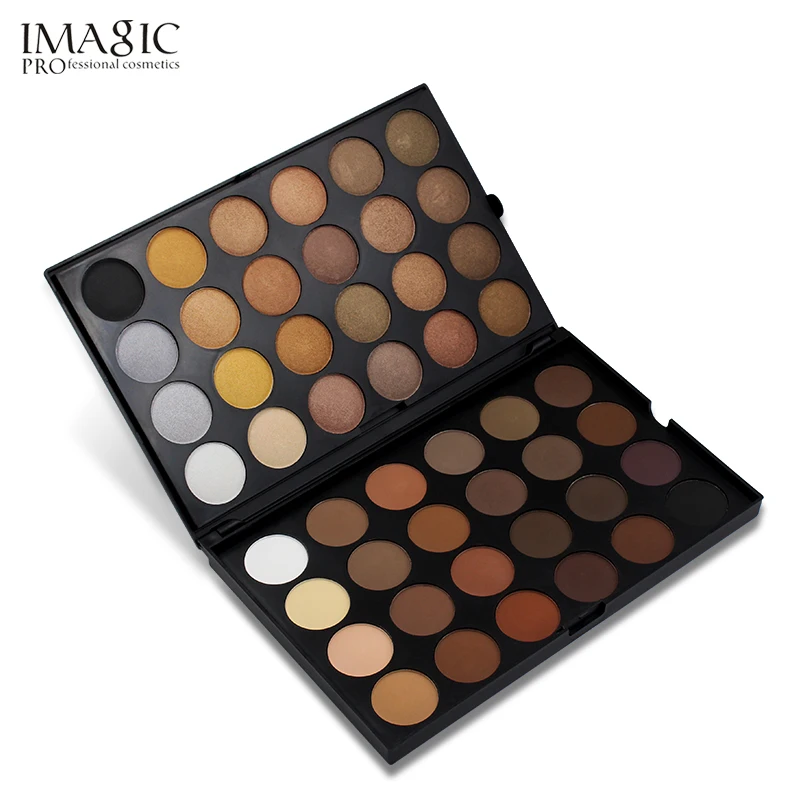 IMAGIC Pallete профессиональные 48 цветов матовые тени для век мерцающий Косметика с