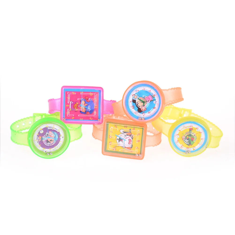 5 шт./лот лабиринтные часы игрушки для девочек и мальчиков подарок на день