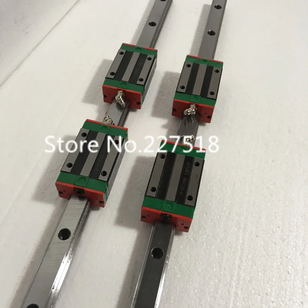 6 компл. линейный рельс HGR20 L400/860/1240 мм+ SFU1605-350/800/1120/1120 мм шариковый винт+ 4 BK12/BF12+ 4 DSG16H гайка+ 4 переходник для станков с ЧПУ