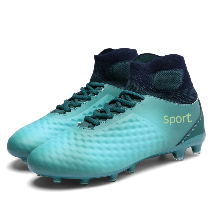 

Hot Selling Men's Football Shoe Nails High Ankle Football Shoes Long Nails Outdoor Football Training Shoes New Edition Men's Foo