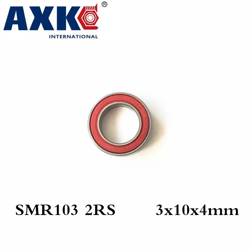 Axk 3x10x4 мм красные уплотнители 1 шт. Smr103 2rs Cb Abec7 гибридные керамические подшипники