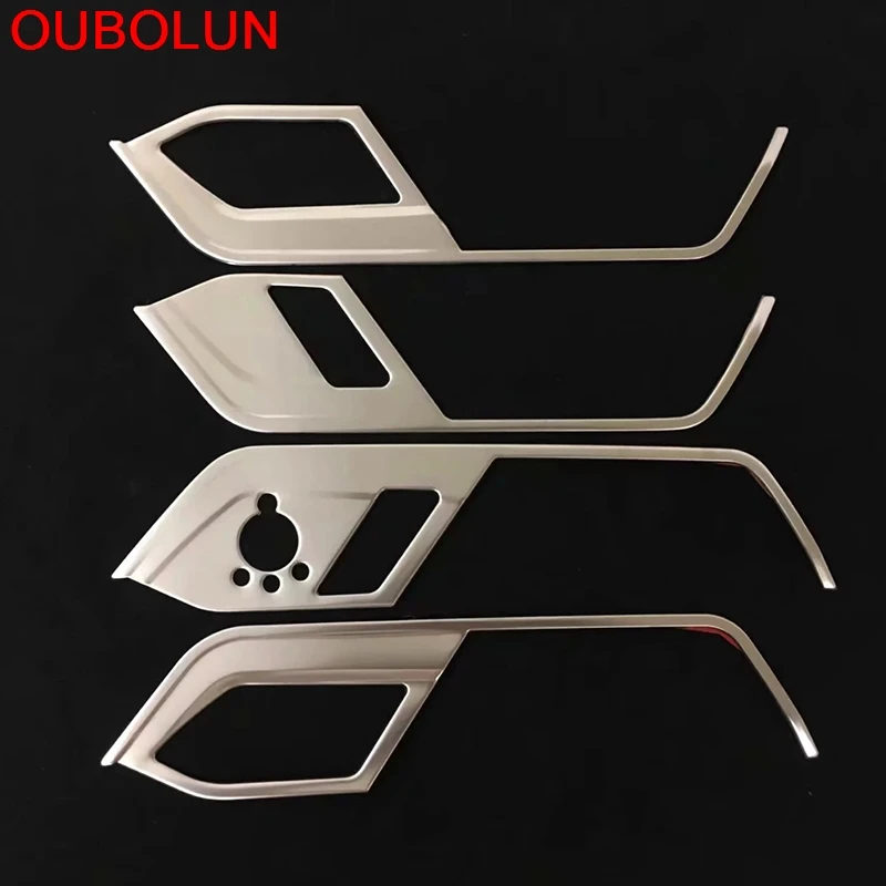 OUBOLUN для Volkswagen Passat B8 2016 2017 2018 внутренняя дверная ручка Чаша наклейка крышка