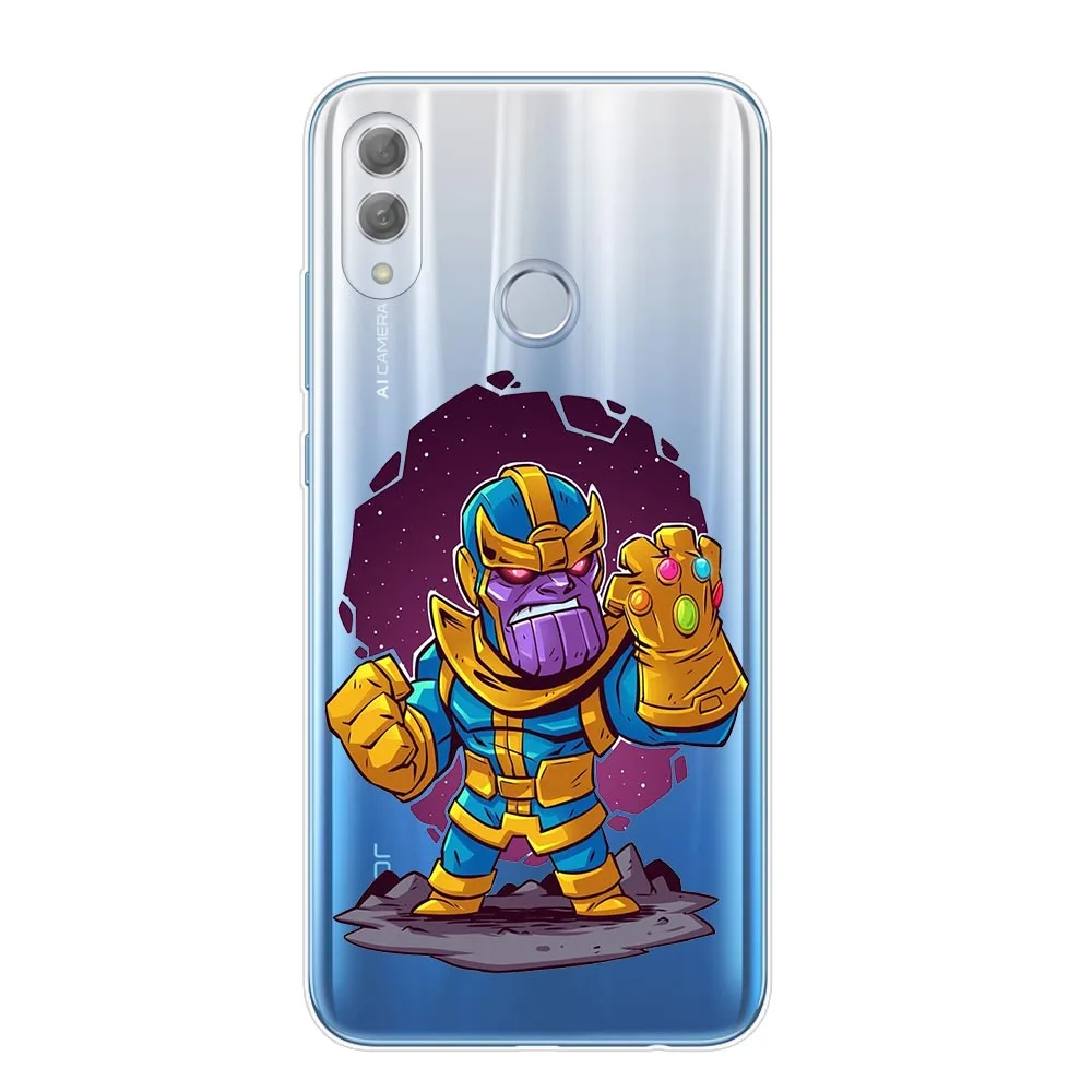 Роскошный чехол для телефона с героями Marvel и Мстителями, чехол для huawei Honor 9 10 20 Lite Pro 10i 8X 8C 6X 7X, мягкий ТПУ чехол-накладка s Etui