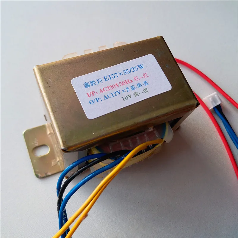 12V-0-12V 1.6A 10 в 0.5A трансформатор 220 В вход EI57 * 35 терминал мультимедиа активный