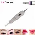 40 шт.лот одноразовый стерилизованный 8 мм винтовой серый картридж игл для татуажа 1P 1RL Для перманентной ручки премиум класса