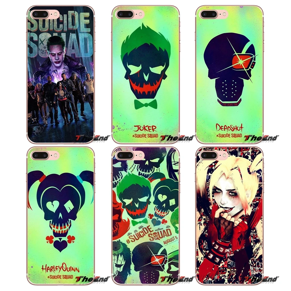 Suicide Squad Joker Movie Poster Soft Case For Samsung Galaxy Note 3 4 5 Grand Core Prime S3 S4 S5 MINI S6 S7 edge S8 S9 Plus | Мобильные