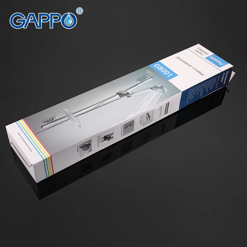 GAPPO набор для душа настенный слайдер нержавеющая сталь 3 режима ручной душевой