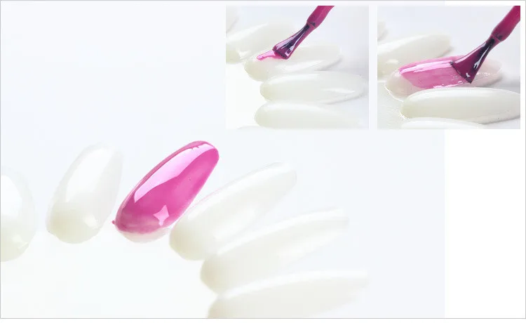 10 шт./лот Овальный дизайн ногтей Таблица естественные колеса тренировочные