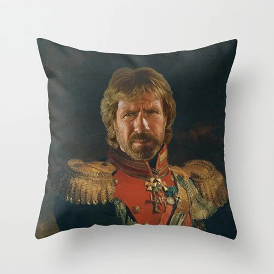Наволочки с изображением лица знаменитостей армейские генералы наволочки для