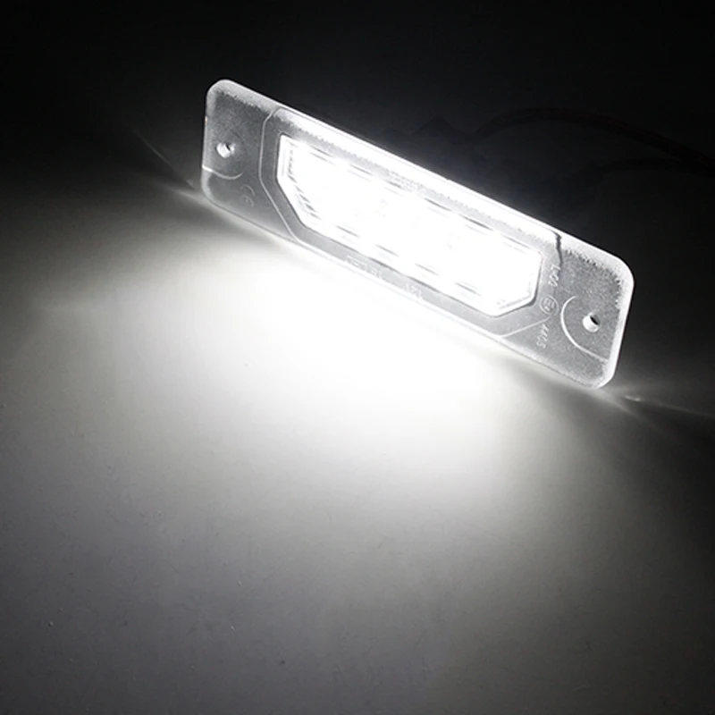 

2Pcs/Set SUNKIA LED Number License Plate Lights For Infiniti FX35/45 Q45 I30/I35 M37/M56 18SMD LED Built-in Canbus Controller