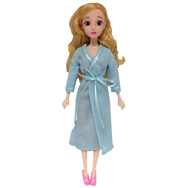 Халат для куклы аксессуары сделай сам одежда сна пижама 1/6 игрушки девочек