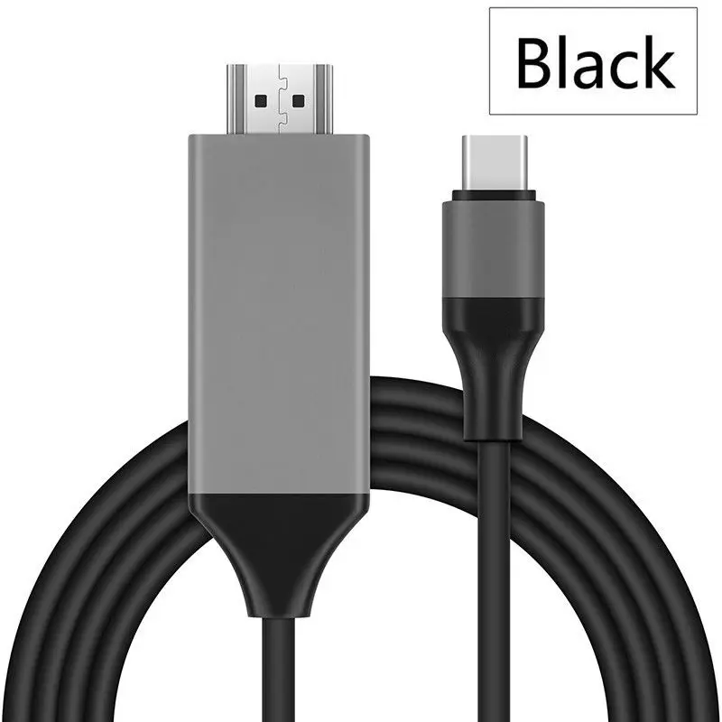 Full HD Type C к HDMI USB 3 1 телефон ТВ/HDTV Видео кабель для Samsung S8 S9 HUAWEI P20 2M | Мобильные