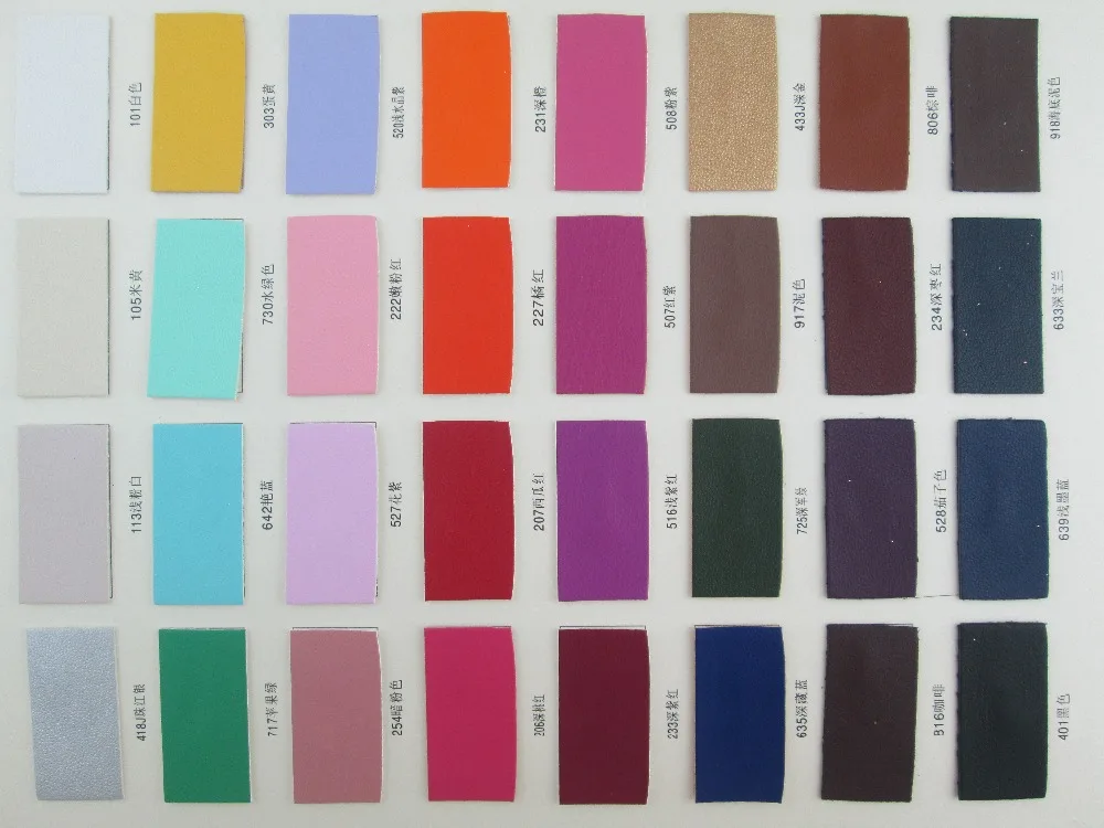 

New! ultra-thin soft pattern toughness faux leather fabric PU soft synthetic leather 50 color textile fabric for bag
