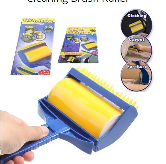 

Reusable Sticky Buddy Picker Cleaner Lint Roller Pet Hair Remover Brush cleaning wool brush brush for cleaning clothes