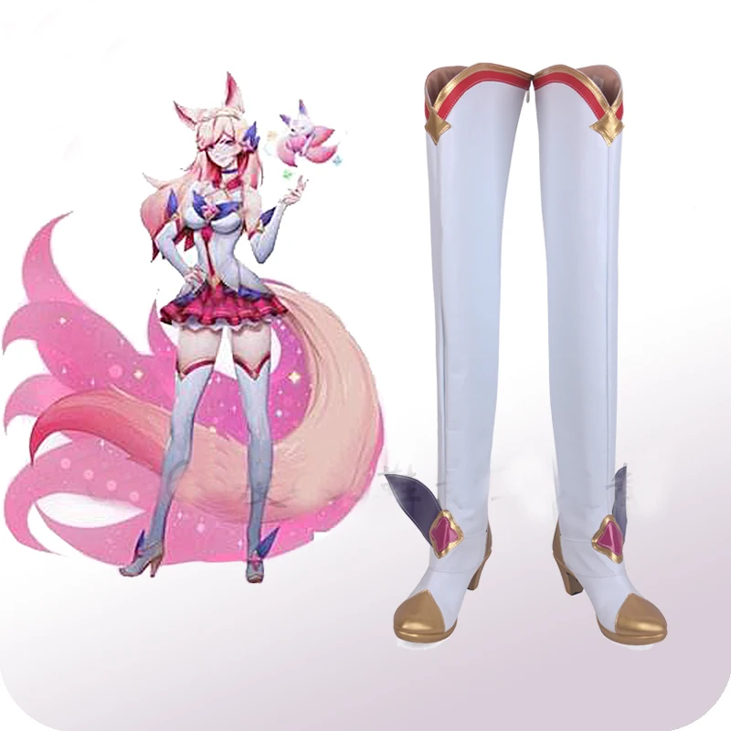 Обувь для косплея LOL Ари Star Guardian Miss Fortune ботинки аксессуары костюма Хэллоуина