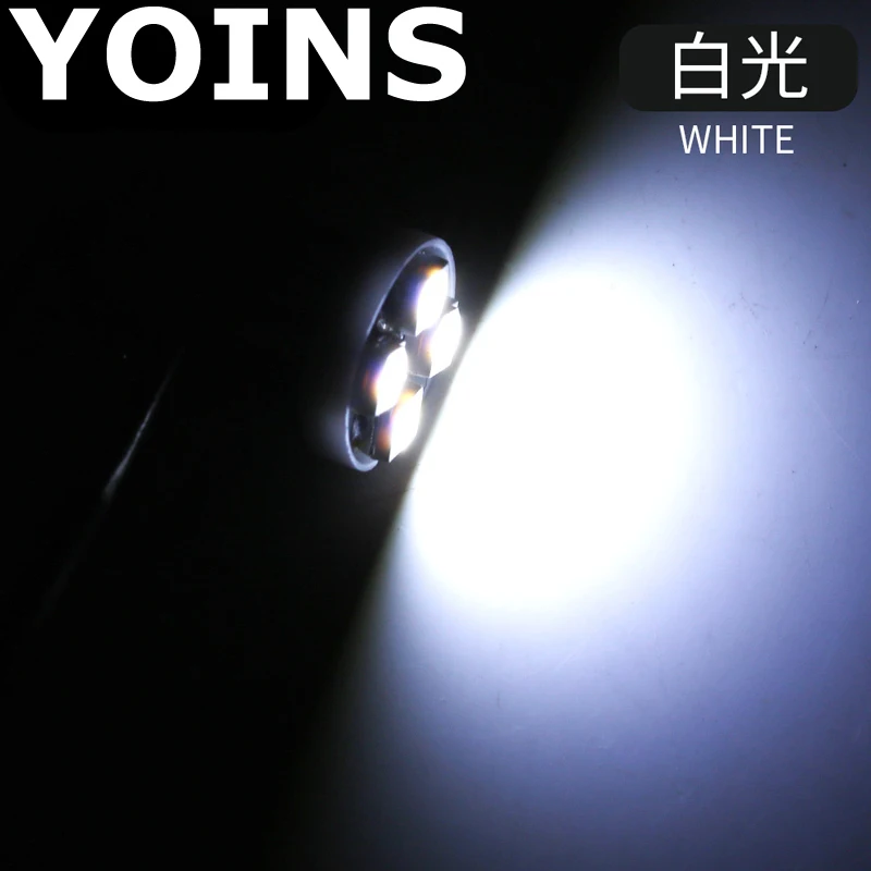 Лучшая цена 2 шт./лот T11 BA9S 1895 T4W 363 4 светодиодный 3528 SMD белый автомобиль авто