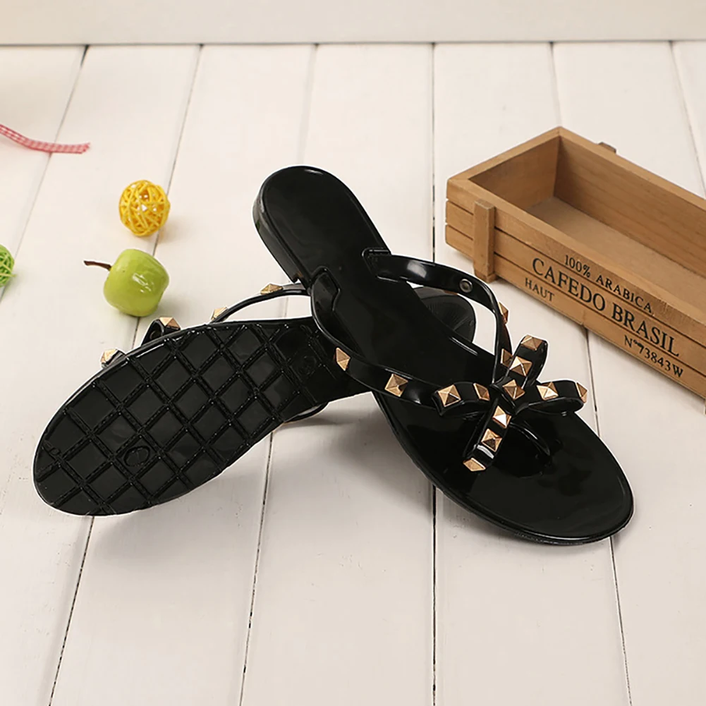 Популярные Модные женские сандалии прозрачная обувь на плоской подошве