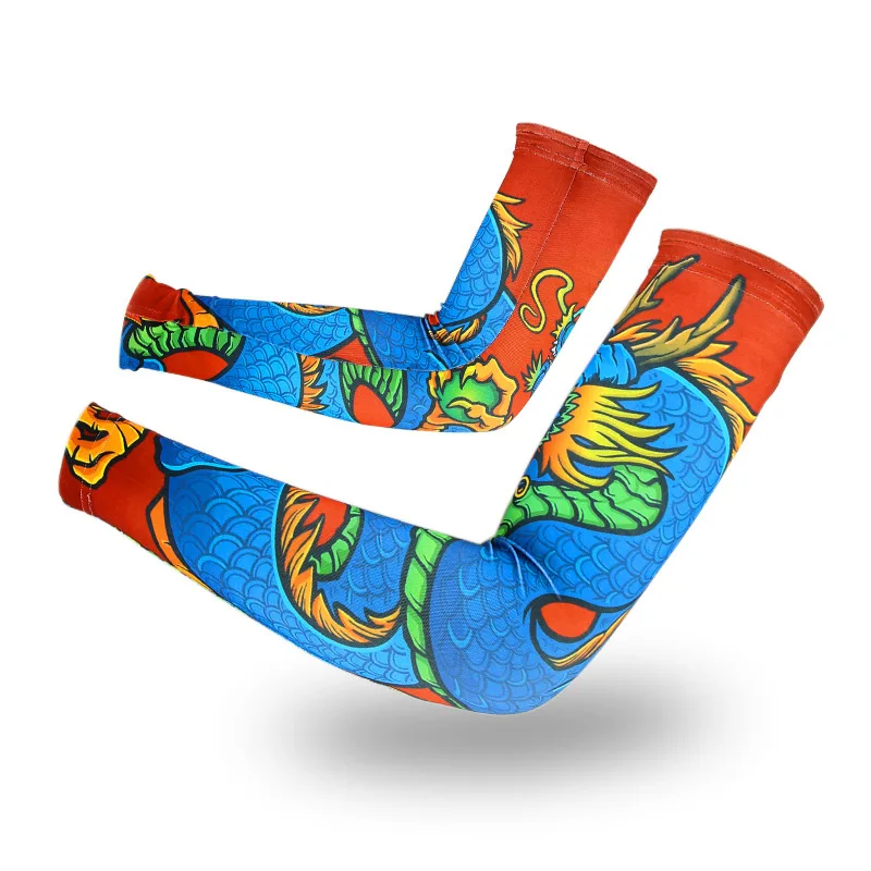 1 пара охлаждающих рукавов с длинным солнцезащитным УФ-защитой Велоспорт Бег